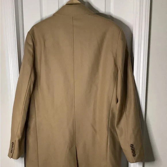 Zara Tan Wool Coat NWOT - Picture 11 of 15